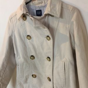 Gap  Cream heavy peacoat Size XS